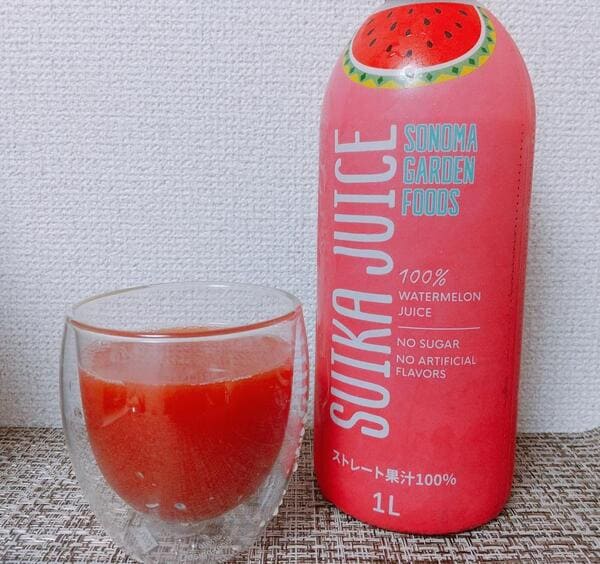 これぞ「飲むスイカ」!SONOMAのスイカジュース、コストコならめちゃお得。