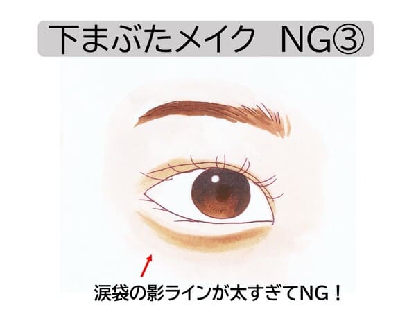 今っぽ顔になれるかどうかは「下まぶた」で決まる!ついやりがちな下まぶたメイクのNGメイク1.jpg
