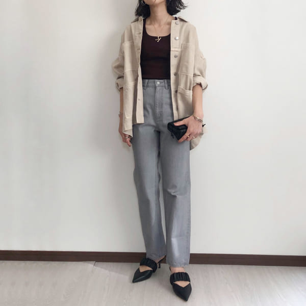 大人女子のGUデニムは「グレー」一択!やっぱり神な美シルエットデニムのおすすめコーデ術