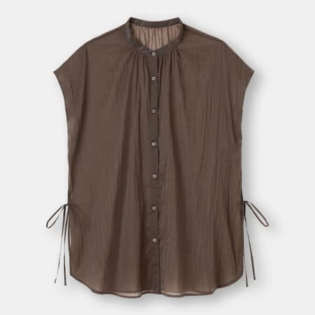 評価★4.8の名品が値下げで1000円以下って衝撃!GUブラウンシャツの着回し5style