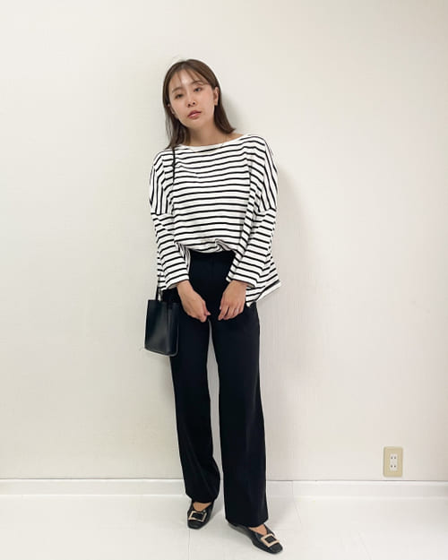 スリットがあるだけで驚くほど美脚見え!GUで見つけた「脚長パンツ」着回しコーデ4style