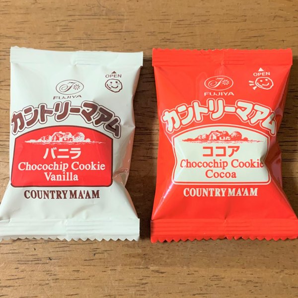 不二家,カントリーマアム(バニラ&ココア)