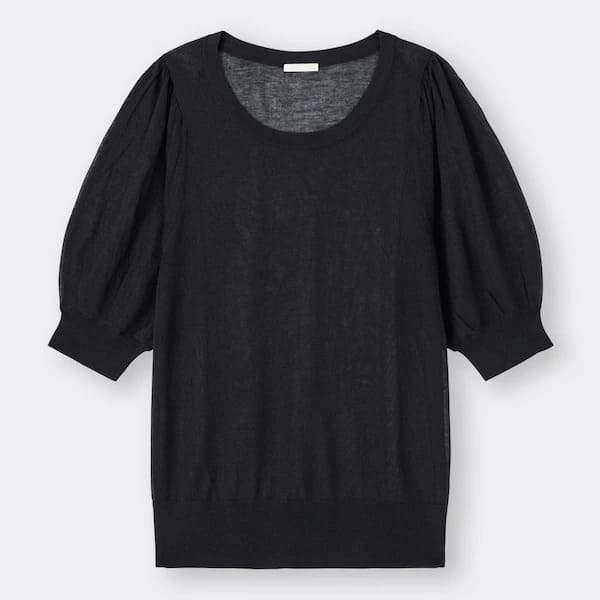大人っぽな雰囲気は「配色」がカギ!今すぐマネしたい♡GU「黒×ベージュ」の上品コーデ