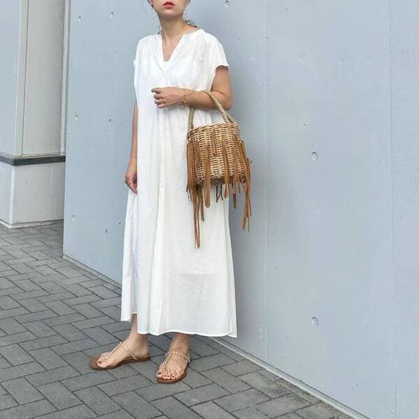 1枚あれば着回し無限大♡今から秋まで「シャツワンピース」を着倒す7つのポイント