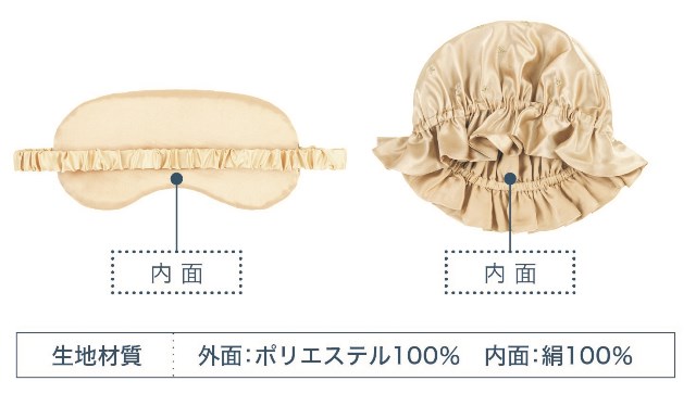 おやすみ時間を上質にするシルクのナイトキャップ&アイマスクがラドンナから新登場!