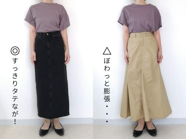 アラフォーのための神スカート見つけた!万能「Iラインデニムスカート」のNG&OKコーデ術
