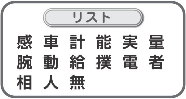 3.今日の一問 力比べしようよ!の漢字パズル