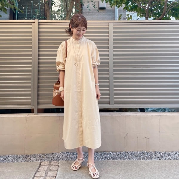 秋は「ベージュ」が大正解!今から超使える♡ユニクロ「ワンピース」の夏~秋スイッチコーデ1.jpg