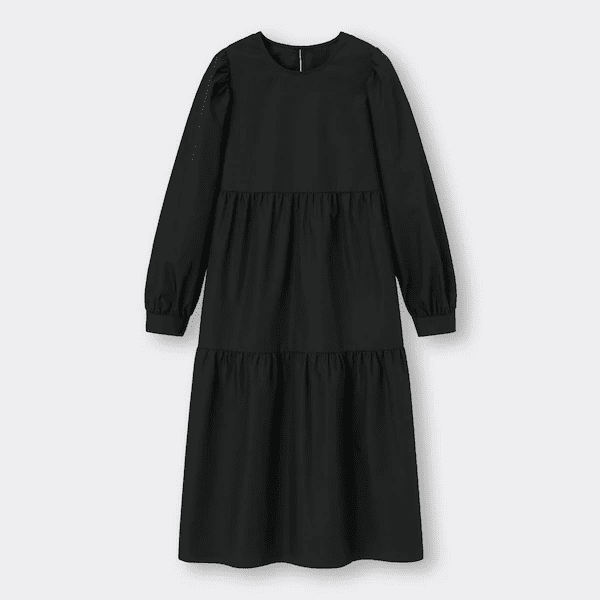 GU黒ワンピが最強に可愛い!着るだけで細見え&お洒落に見える♡注目の「新作ワンピース」