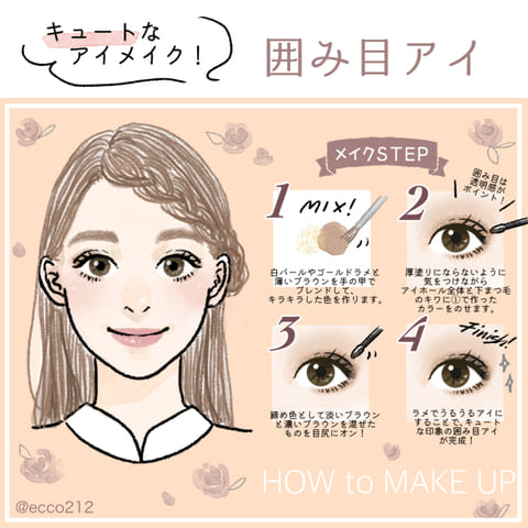 アイシャドウの塗り方次第で印象が激変?!マンネリメイクを脱却する!アイメイク4選