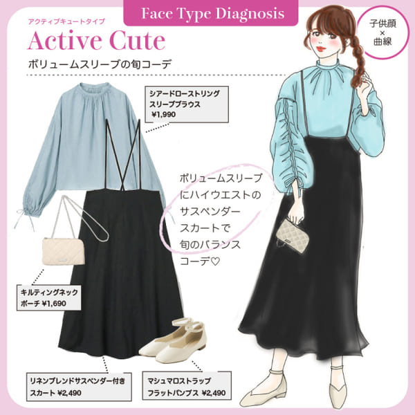 似合うがわかればもっと垢抜ける!8つの顔タイプ別♡おすすめGU「春コーデ」