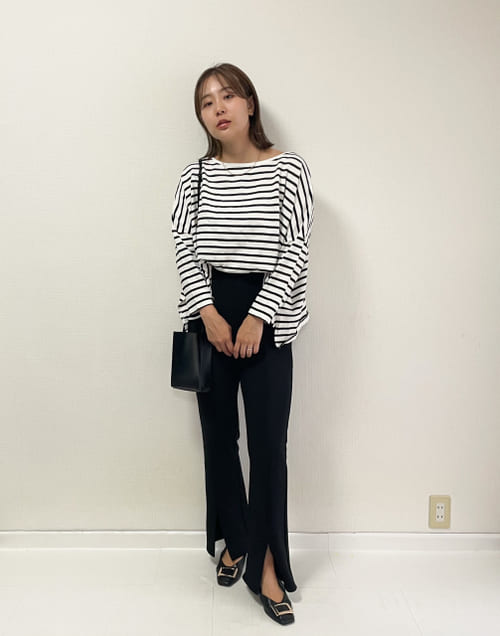 スリットがあるだけで驚くほど美脚見え!GUで見つけた「脚長パンツ」着回しコーデ4style
