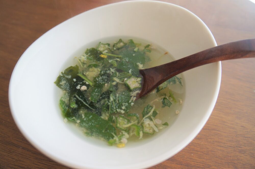 【野菜たっぷり栄養満点】無印良品フリーズドライのねばねばスープは常備したい美味しさ!