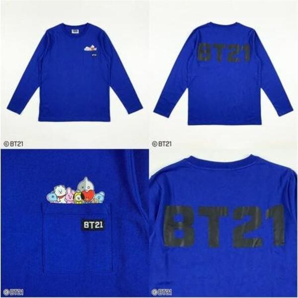 【BT21グッズ情報】イオンに限定グッズが登場!Tシャツ、トレーナー...全部で13種、どれも可愛い。