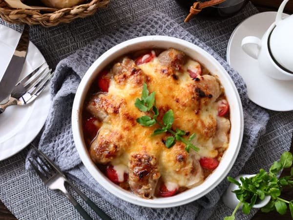 レンジとトースターで火を使わずにできる!にんにく醤油が決め手の「肉巻き玉ねぎのチーズ焼き」