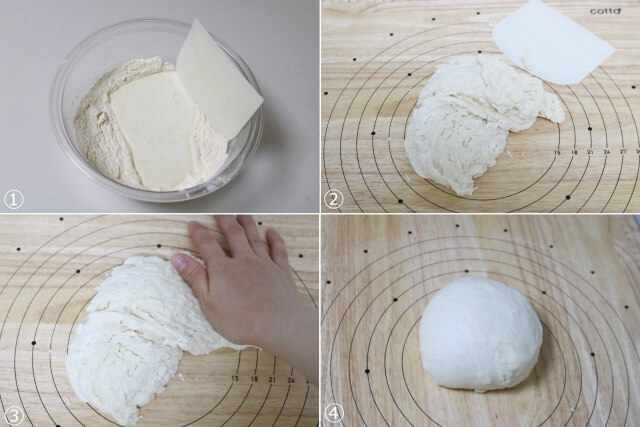 100均パウンド型でパン作り♪カスタードクリームたっぷり♡マーブルカスタード食パン