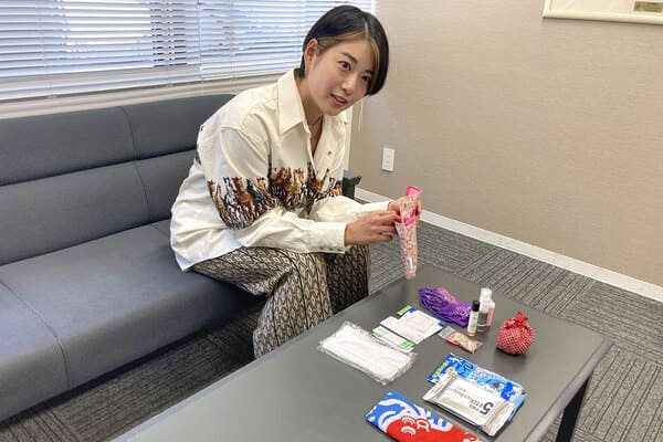 走るタレント 中村優さんが防災ポーチに入れるもの『ポーチでオッケー!BOUSAI!』