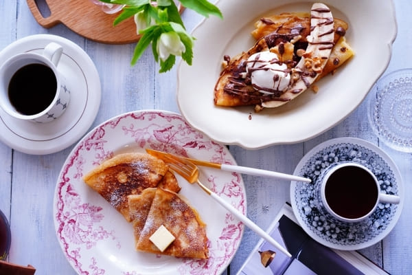 ホットケーキミックスで作れちゃう♡フライパンで焼くだけ!簡単クレープ