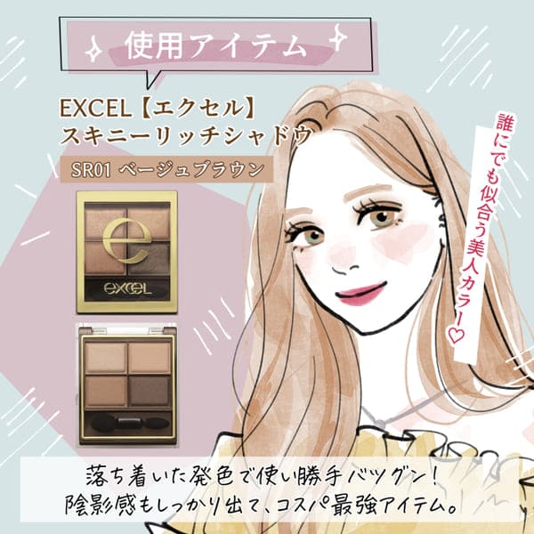 同じアイシャドウでもこんなに違うの?!顔タイプ別で似合うは変わる!「簡単アイメイク」