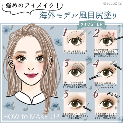 アイシャドウの塗り方次第で印象が激変?!マンネリメイクを脱却する!アイメイク4選