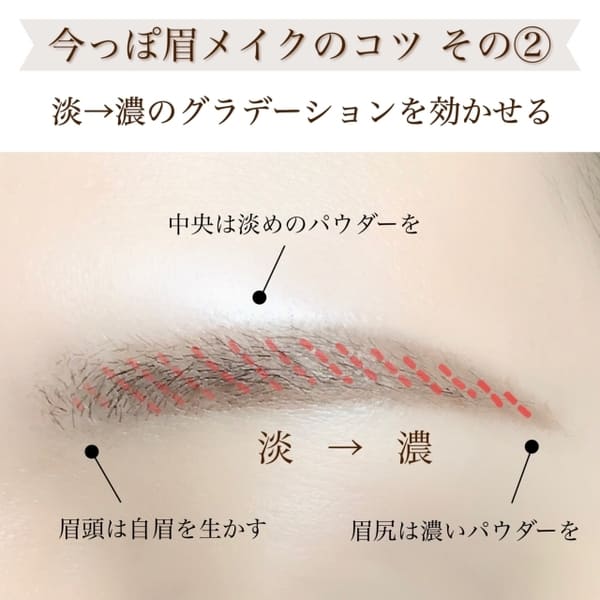 私、眉を変えたら垢抜けました♡劇的に垢抜ける「今っぽ眉メイクのコツ」3選1.jpg