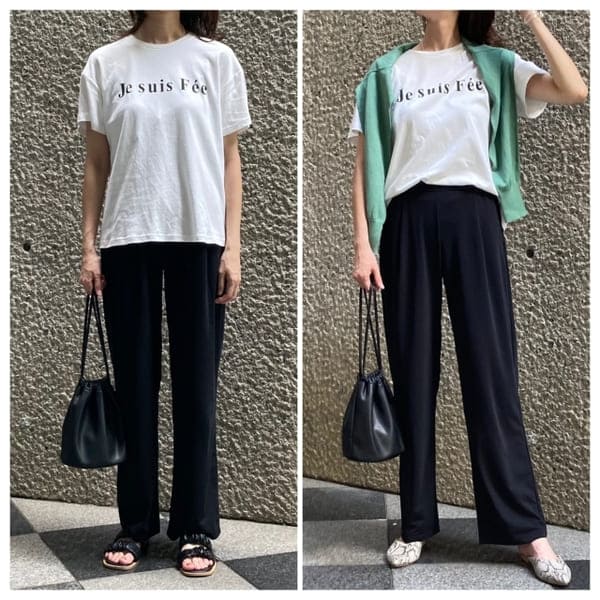 残暑も「黒」が一番使える!誰でも簡単にマネして垢抜け♡「黒パンツ」の正解バランスコーデ術