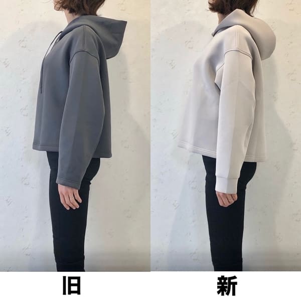 ユニクロ大人気「パーカー」を新旧比較!新作は着膨れ注意?!大人女子の正解コーデ術