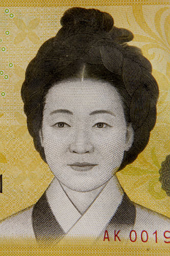 韓国紙幣のお話~5万ウォン札~